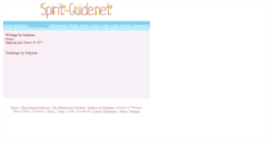 Desktop Screenshot of ladyjean.spirit-guide.net