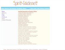 Tablet Screenshot of more.spirit-guide.net
